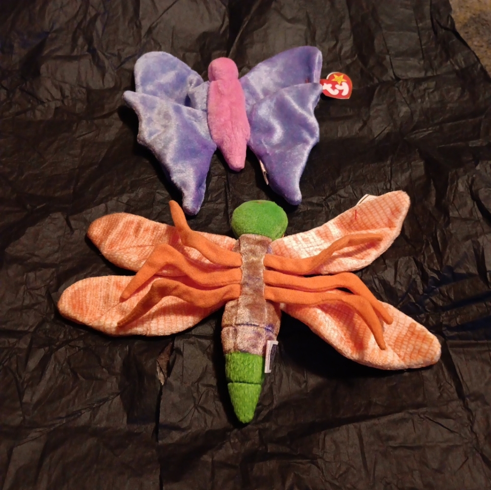 NWT TY BEANIE BABIES FLITTER & GLOW - Picture 2 of 10